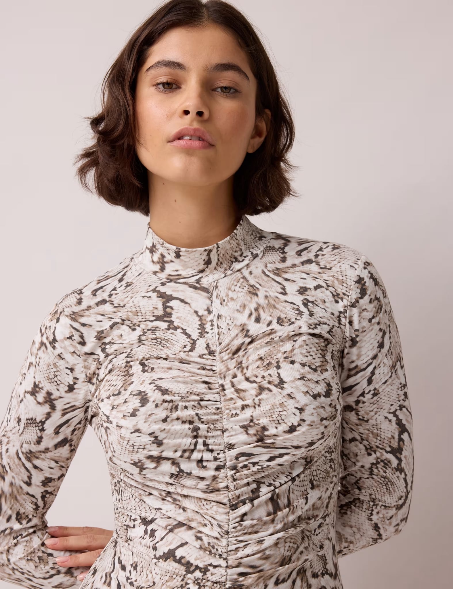 Animal print dress